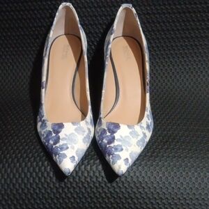Michael Kors Blue Floral Heels